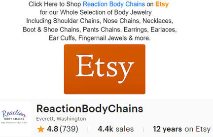 Reaction Body Chains - Edgy Jewelry from Head to Feet